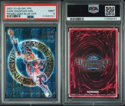 2001 Yu-Gi-Oh! JPN Dark Magician Girl Promo-DDM-Blue-SCR. PSA 9 Mint - Image 2