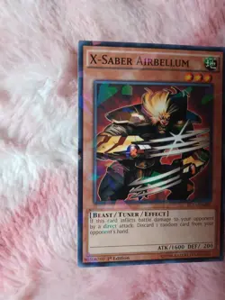 Yu-Gi-Oh! X-Saber Airbellum BP03-EN063 1st Edition Battle Pack 3 Shatterfoil - Image 2