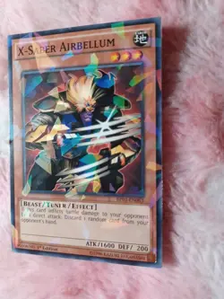 Yu-Gi-Oh! X-Saber Airbellum BP03-EN063 1st Edition Battle Pack 3 Shatterfoil - Image 3