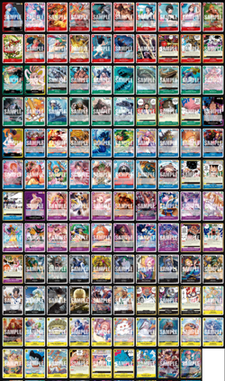 One piece TCG - fist of divine speed base set - C, UC, R, SR, SEC & DON - Image 1