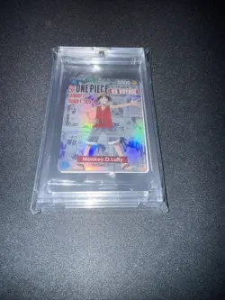 Sealed One Piece Monkey D. Luffy US Voyage College Basketball Promo Card - Image 1