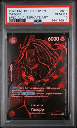 Yasopp SP OP09-013 One Piece OP12 Legacy Of The Master PSA 10 - Image 1