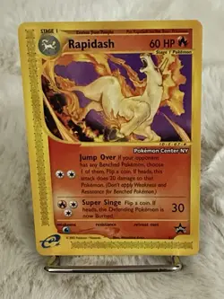 Pokemon TCG Rapidash Expedition Pokemon Center NY Promo Black Star Card 51 NM - Image 2