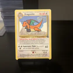 Pokemon TCG Dragonite 5 Black Star Promo Card WB First Movie 1999 - Image 1
