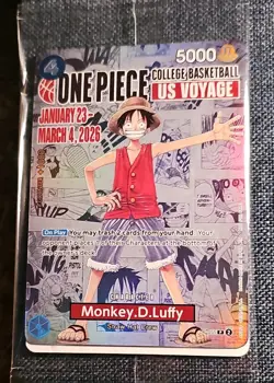 Bandai Monkey D. Luffy P-055 One Piece CCG US Voyage Promo Character Card - Image 1