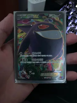 Pokemon Gengar EX Full Art Ultra Rare Holo 114/119 XY Phantom Forces Card - Image 1