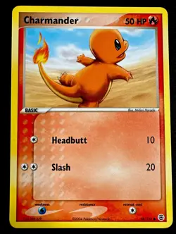 Charmander 58/112 NM EX FireRed & LeafGreen Pokemon Card Near Mint - Image 1