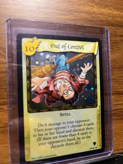 Harry Potter CCG Out Of Control Foil Card #19/80 NM Unplayed - Image 2
