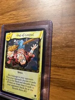 Harry Potter CCG Out Of Control Foil Card #19/80 NM Unplayed - Image 3