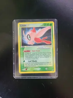 Celebi *Gold Star* 2006 100/100 Crystal Guardians Pokemon Card Ungraded - Image 1
