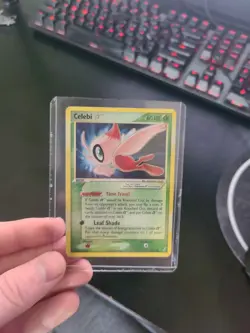 Celebi *Gold Star* 2006 100/100 Crystal Guardians Pokemon Card Ungraded - Image 2