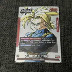 Trunks : Future SB02-001 Leader Manga Art - Dragon Ball Card Game FUSION WORLD - Image 1
