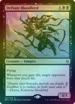 Defiant Bloodlord (Foil) (BFZ) Battle for Zendikar - LP - Image 1