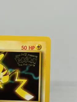Pikachu #4 1999 WB Black Star Promo Pokemon the First Movie Pokemon TCG - Image 2
