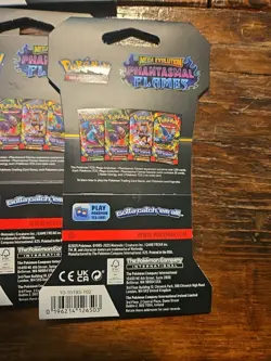 ##Pokemon TCG PHANTASMAL FLAMES Sleeved Booster Packs New Sealed Lot of 12 Packs - Image 4