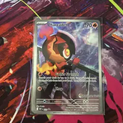 2025 Pokemon Phantasmal Flames Charcadet 022 Pokemon Center Promo ETB Stamped - Image 1