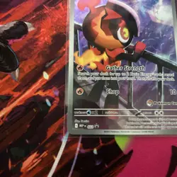 2025 Pokemon Phantasmal Flames Charcadet 022 Pokemon Center Promo ETB Stamped - Image 5
