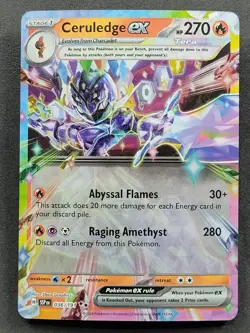Ceruledge ex 036/191 Double Rare Surging Sparks Pokemon TCG - Image 1