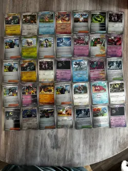 Pokemon TCG Prismatic Evolutions Poke Ball Pattern Lot Of 35 cards - Image 1