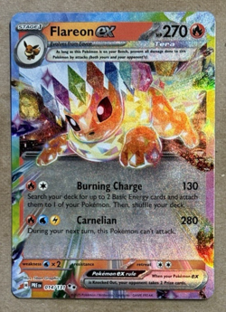 Flareon Ex Holo Prismatic Evolutions Double Rare 014/131 Pokemon TCG - Image 1