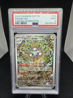 Pokemon TCG Magneton SVP 159 PSA 9 - Image 1