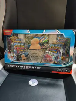 Pokemon Tcg: Snorlax Ex & Blissey Ex Special Collection Box New Sealed - Image 1