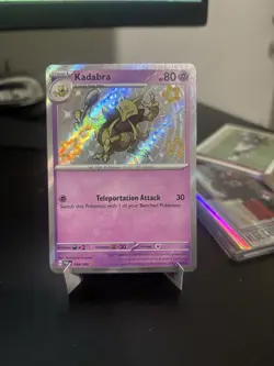 Pokemon Kadabra Shiny Rare Holo SV: Paldean Fates 149/091 2024 80 HP English - Image 1