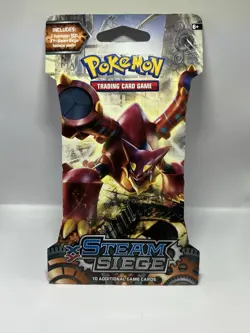 Pokemon XY Steam Siege Sleeved Booster Pack New Factory Sealed - Image 1