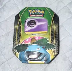 Pokemon TCG Tin Lot Venusaur, Blastoise, Poliwrath, Pikachu Holo 2016 English - Image 1