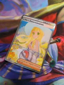 Pokemon TCG Lillie’s Determination 184/132 Secret Rare Mega Evolution NM - Image 3