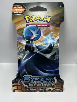 Pokemon XY Steam Siege Sleeved Booster Pack New Factory Sealed - Image 1