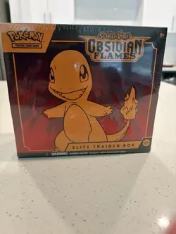 Pokemon: Scarlet & Violet 3: Obsidian Flames Elite Trainer Box ETB Safe Ship 820650853913 - Image 1
