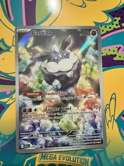 Pokemon TCG Carbink Illustration Rare Ascended Heroes 242/217 pack fresh - Image 1