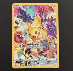 2023 POKEMON SWORD & SHIELD CROWN ZENITH 160/159 FULL ART PIKACHU NEAR MINT/NM - Image 1