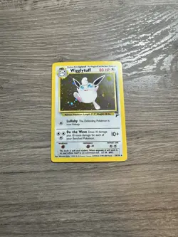 Pokemon TCG Wigglytuff 19/130 Base Set 2 Holo Rare Vintage WOTC NM-LP - Image 2