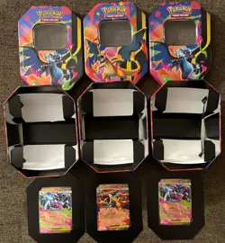 Pokemon TCG Mega Charizard X and Y Tins + Promos Only! - Image 2