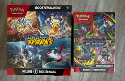 Pokemon TCG Booster Bundle Lot of 2 Surging Sparks & Phantasmal Flames - Image 1