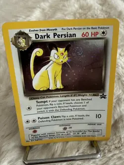 Pokemon TCG Dark Persian Holo Black Star Promo 17 with Swirl WOTC NM - Image 5