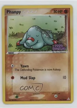 Phanpy Reverse Foil Pokemon EX Holon Phantoms #75 2006 - Image 1