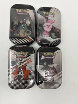 Unova Mini Tins - Pokemon TCG Lot of 4 Black Bolt / White Flare - Image 1