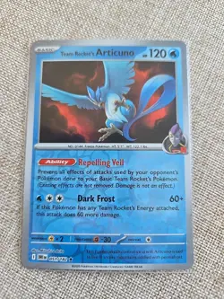 Team Rocket's Articuno 051/182 Destined Rivals Reverse Holo Pokemon TCG NM - Image 1