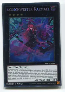 Yu-Gi-Oh! Exoschwester Karmael Starlight Rare BPRO-DE044 - Image 1