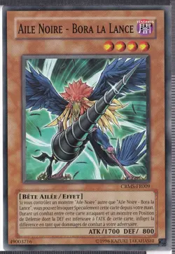 Aile Noire - Bora la Lance 2eme Edition - CRMS-FR009 - Carte Yu-Gi-Oh Francaise - Image 1
