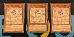 L5DD-ENA14 Mulcharmy Meowls x3 Common 1st Edition YuGiOh Playset - Image 1