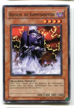 Yu-Gi-Oh! PLAYED/POOR Dekoichi die Kampfdampflok Rare - Image 1