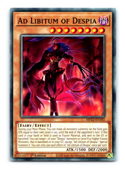 Ad Libitum of Despia - MP22-EN192 - Common - 1st Edition Yugioh - Image 1