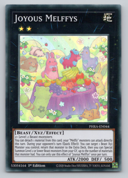 Joyous Melffys - PHRA-EN044 - Super Rare - 1st Edition Yugioh - Image 1