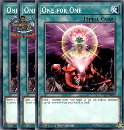 Yugioh! 3x One for One L5DD-ENY25 Common 1st Ed NM - Image 1