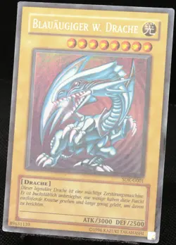 Yu-Gi-Oh! Blauaugiger W. Drache SDK-G001 Ultra Rare [LP] Starter Deck | DE 2002 - Image 3