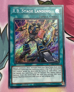 YUGIOH R.B. STAGE LANDING SECRET RARE 1ST NM DUAD-EN096 - Image 1